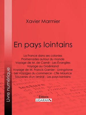 cover image of En pays lointains